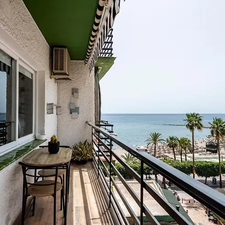 Atardecer En La Playa En Centro Apartamento *