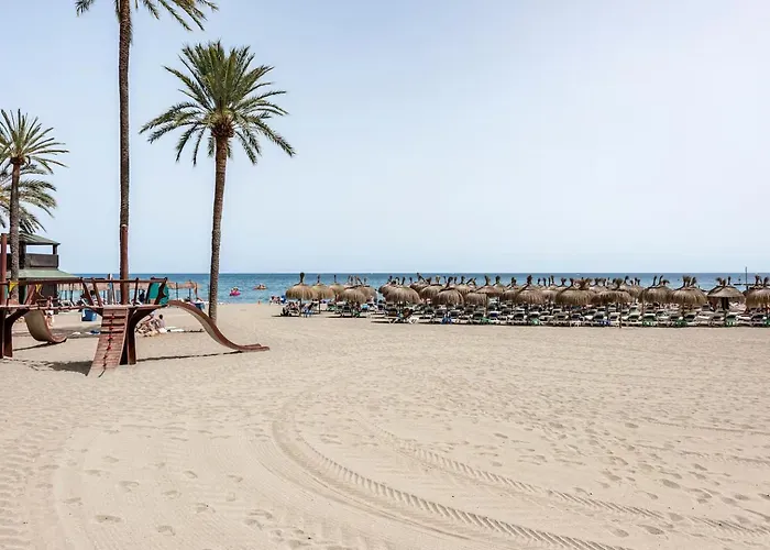 Atardecer En La Playa En Centro Apartament